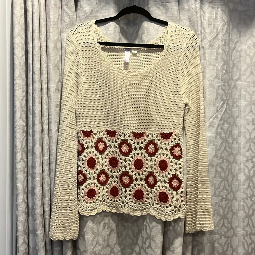 Crocheted sweater